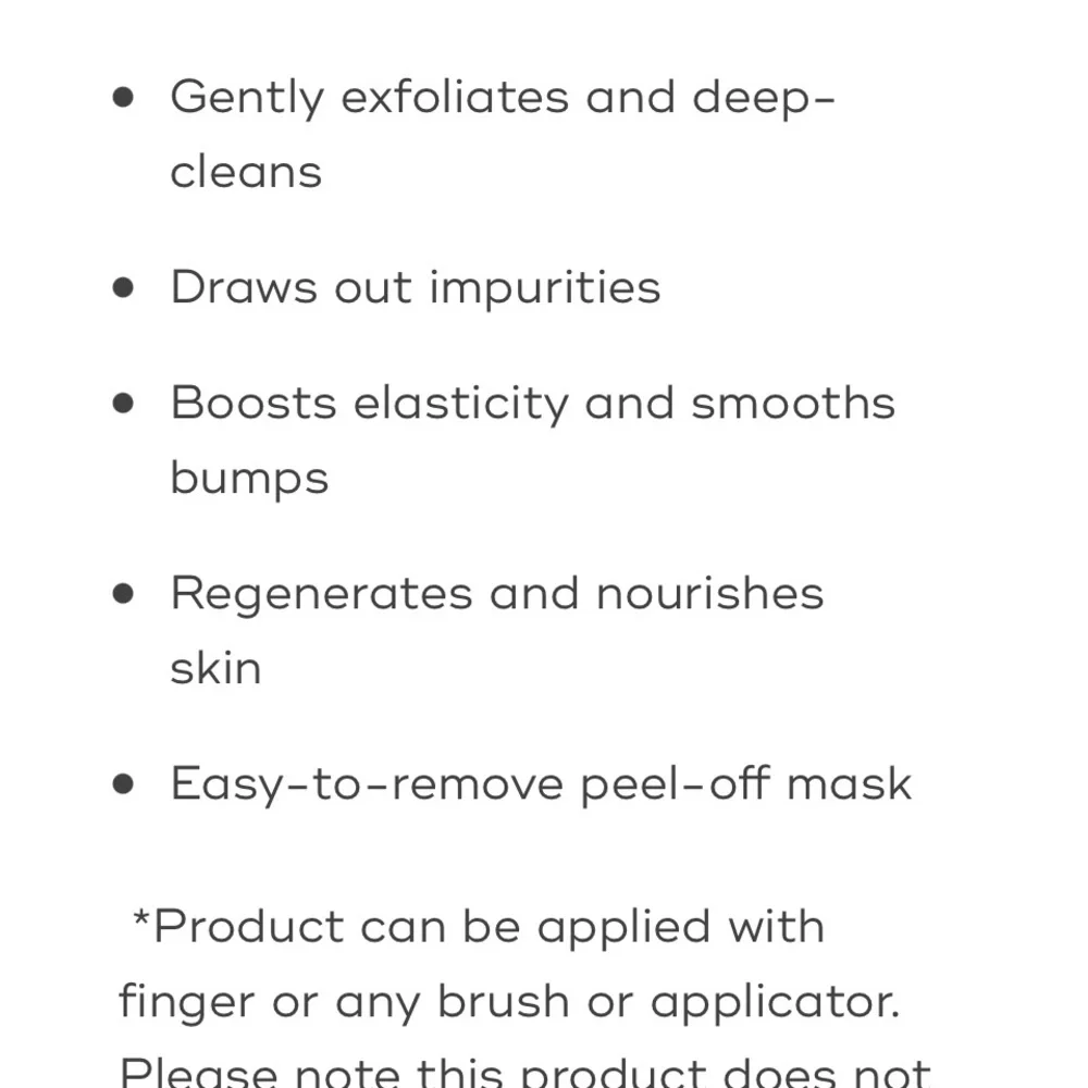 Aceology detoxifying treatment mask